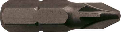 Witte standard bit - witte, pozidriv