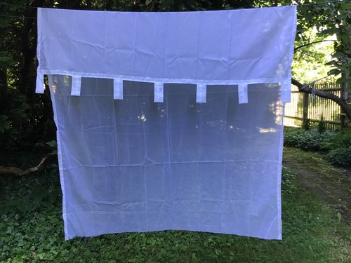 Gardine mit schlingen - gardine, schlingen,