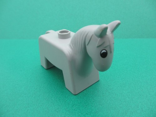 Lego duplo esel pferd grau - duplo,