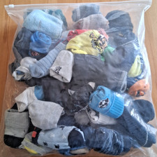 KINDER : KONVOLUT = 50 Paar KINDERSOCKEN Größen, Farben und Muster 