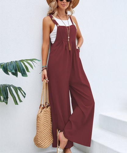 Damen weites bein latzhose - damen,