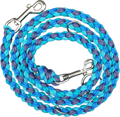 Paracord hundeleine blautöne - hundeleine,