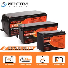 12V 100Ah 200Ah 300Ah LiFePO4