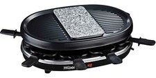 Raclette Grill H.Koenig RP80 für 8 Personen, Heißer Stein und Grillplatte