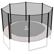 Trampolin Ersatzteil Sicherheitsnetz Netz 8 Stangen Sicherheit außenseitig B