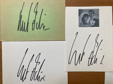  Kurt Felix original Autogramm Paola Hochzeitsfoto Foto Bild ARD Moderator 1 a 3