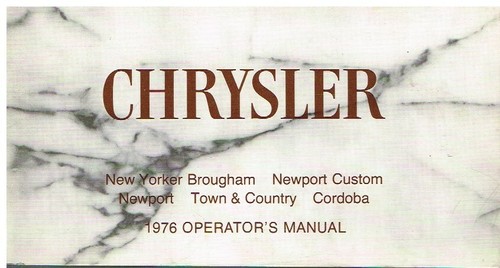 Chrysler new yorker brougham - chrysler,
