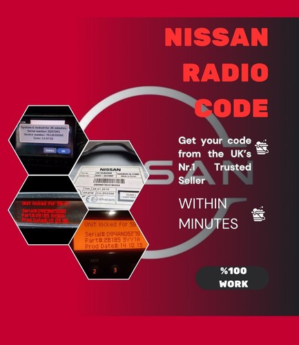 Nissan radio code qashqai - radio,