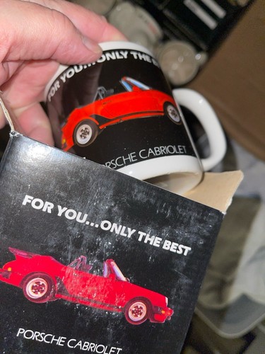 Kaffeetasse porsche cabriolet - porsche,