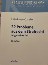 32 Probleme aus dem Strafrecht: Allgemeiner Teil vo... | Buch | Zustand sehr gut
