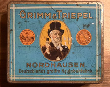 Alte blechdose grimm - "grimm, &