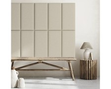 Wandkissen Leinenoptik creme