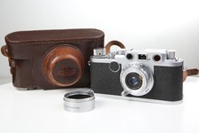 Leica  II F   1955    kompletter Service -! mit Elmar 3,5 3,5cm     Garantie