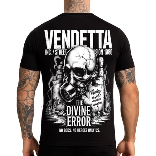 Vendetta inc skull shirt - inc,