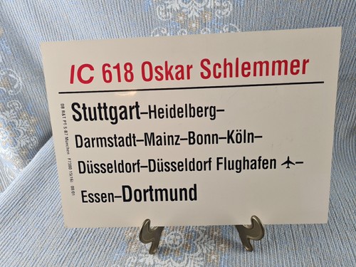 Zuglaufschild 618 oskar - ic,