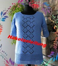 Häkelanleitung Figur-Schmeichler Tunika Marina in 5 Doppelgrößen