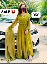 Afghanische Pakistanische Indische Bollywood Anarkali Kleidung SALE