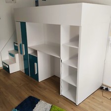Hochbett 90/200 mit Schreibtisch