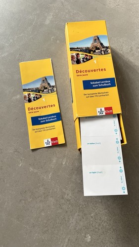Découvertes vokabel lernbox - découvertes, vokabel-lernbox