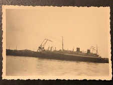 KM Privatfoto Dampfer, Lazarett- oder Wohnschiff in unbek. Hafen