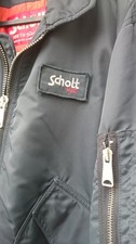 SCHOTT NYC USA  Jacke L large NAVY blau gefüttert  100 th Anniversary Series