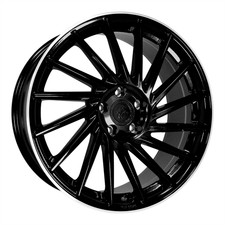 18 Zoll KESKIN KT17 5x112 ET45 Alufelgen BLACK LIP POLISH