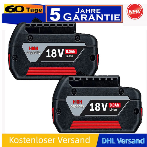 Akku für bosch 0ah 18v - bosch, 8,0ah