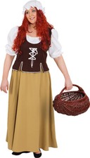 Mittelalter-Magd Kleid