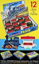 12 x WIND UP WESTERN TRAIN