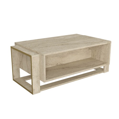 Couchtisch bianco beige - beige, |