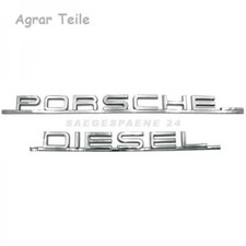 Porsche Diesel Traktor CHROM Schriftzug Junior Standard, Super Master