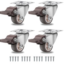 Möbelrollen Klein mit Bremse