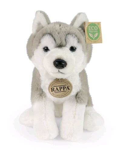 Hund husky sitzend realistisch - hund,