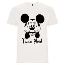 T-Shirt/Hoodie/Damen/Herren/Mickey Minnie Mouse/Fuck You/ Geschenk/Lustig/Spruch