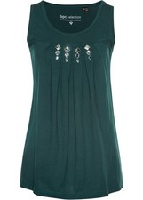 Modisches Top mit Falten Gr