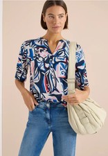 CECIL 346525 SPLIT Bluse 3/4