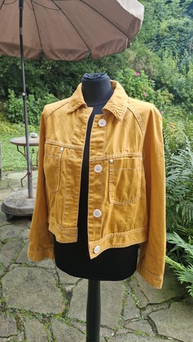 Senf jacke kastig - , cropped