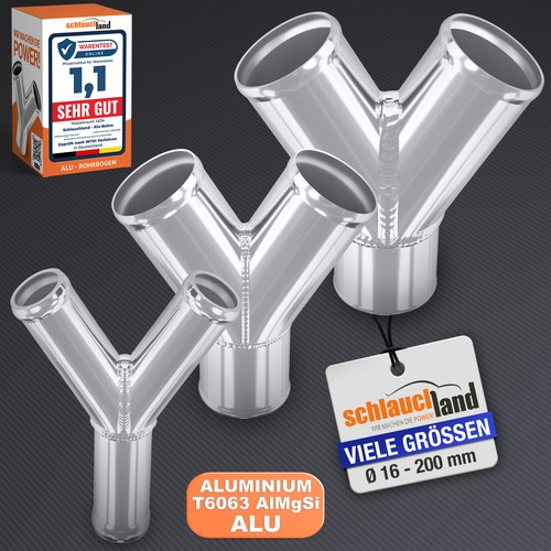 Alu verteiler rohr - y-verteiler,