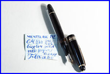 1960er MONTBLANC Masterpiece 142 Export KOLBEN FÜLLER mit 14K flex OM Gold Feder