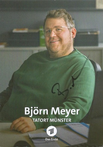 Autogrammkarte björn meyer - "björn, meyer"