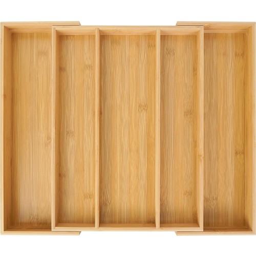 Besteckkasten bambus organizer - besteckkasten,