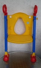 Kinder Toilettensitz Toilettentrainer mit Treppe WC Sitz Lerntöpfchen 65 x 37 cm