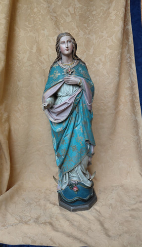 Maria immaculata holz 68 - maria, holz,
