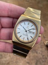 Sehr coole 70er Jahre Vintage Omega Seamaster Day Date Cal 1022 Herrenuhr