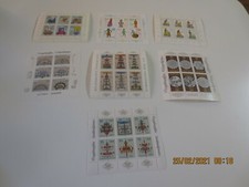 Sammlung der 7 DDR Kleinbogen