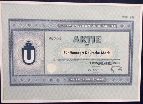 Dortmunder union brauerei - dortmunder, ag