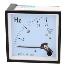 Hertzmeter Frequenzmeter Frequenz Messen Panel Meter Einbaugerät 45-55Hz AC 380V