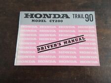 Honda CT200 Trail 90 OEM