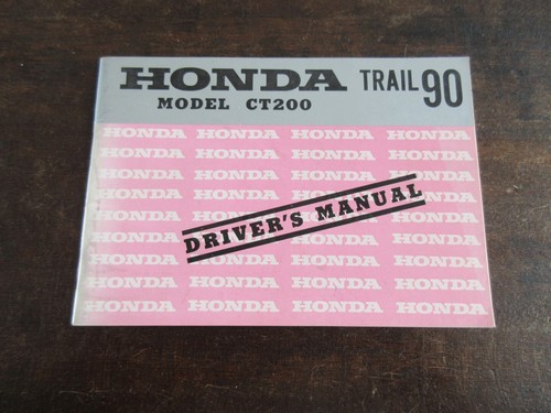 Honda ct200 trail oem - honda,