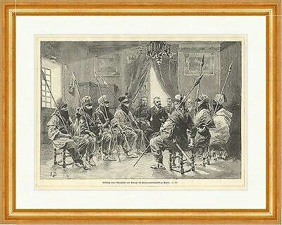 Empfang einer deputation - deputation, von